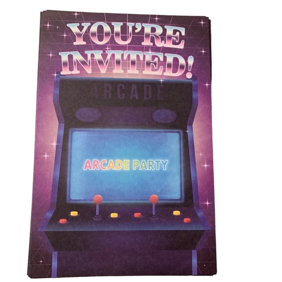 Video Gamer Birthday Party Huge Bundle Arcade Variety Set Happy Birthday - Picture 4 of 11